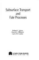 Couverture : Subsurface transport and fate processes