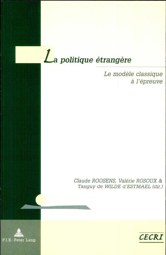 Couverture : La Politique Etrangere