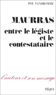 Couverture : Maurras