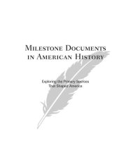 Couverture : Milestone documents in American history