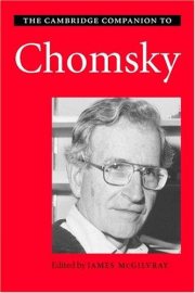 Couverture : The Cambridge companion to Chomsky