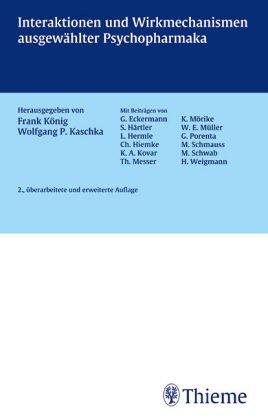 Couverture : Interaktionen und Wirkungsmechanismen von Psychopharmaka.