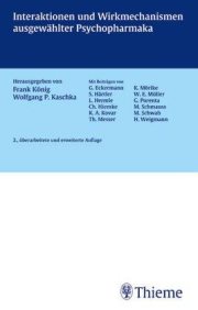 Couverture : Interaktionen und Wirkungsmechanismen von Psychopharmaka.