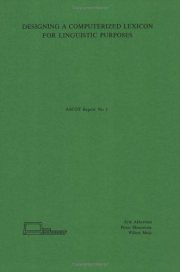 Couverture : Designing a computerized lexicon for linguistic purposes