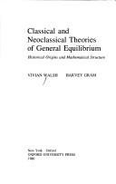 Couverture : Classical and neoclassical theories of general equilibrium