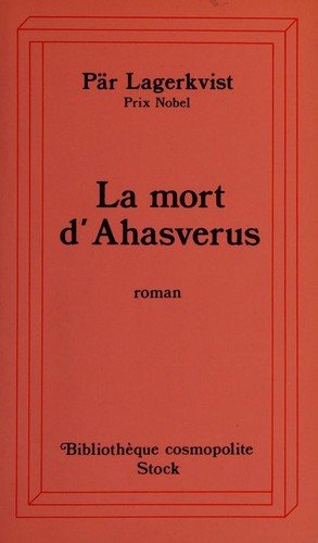 Couverture : La Mort d'Ahasverus