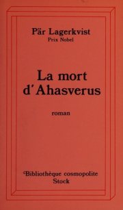 Couverture : La Mort d'Ahasverus