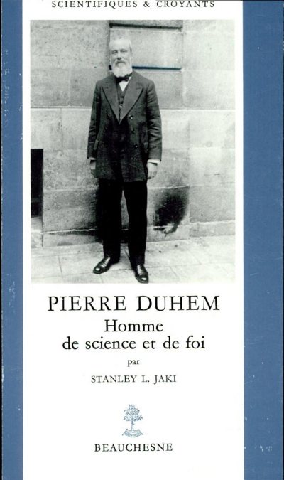Couverture : Pierre Duhem, homme de science et de foi