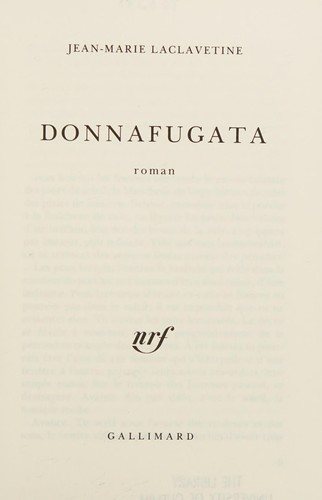 Couverture : Donnafugata