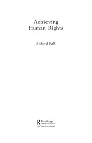 Couverture : Achieving human rights