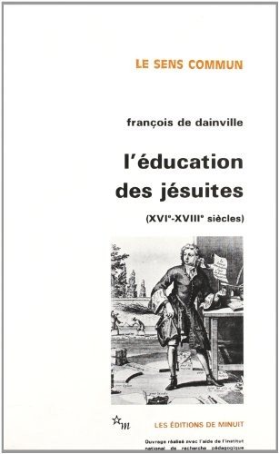 Couverture : L' Éducation des jésuites