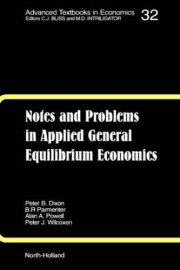 Couverture : Notes and problems in applied general equilibrium economics