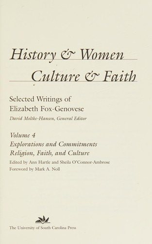 Couverture : History & women, culture & faith