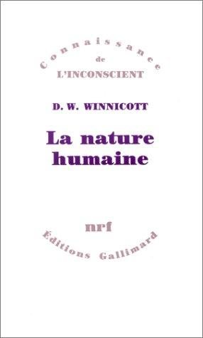 Couverture : La nature humaine