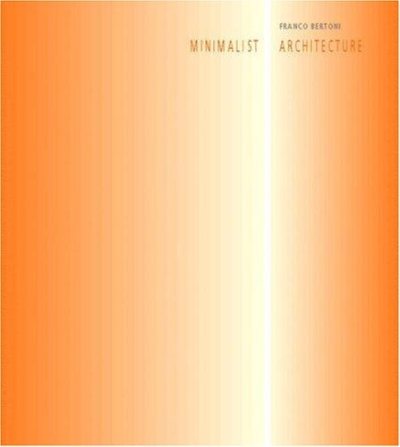 Couverture : Minimalist Architecture