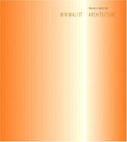 Couverture : Minimalist Architecture