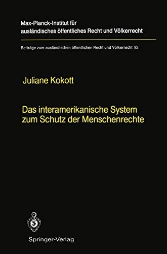 Couverture : Das interamerikanische System zum Schutz der Menschenrechte / The Inter-American System for the Protection of Human Rights