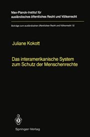 Couverture : Das interamerikanische System zum Schutz der Menschenrechte / The Inter-American System for the Protection of Human Rights