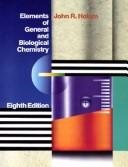 Couverture : Elements of general and biological chemistry