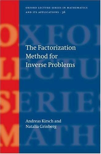 Couverture : The factorization method for inverse problems