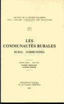 Couverture : Les communautés rurales =