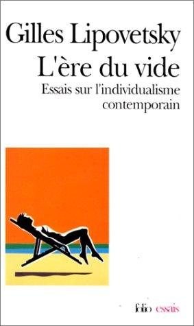 Couverture : L'ère du vide