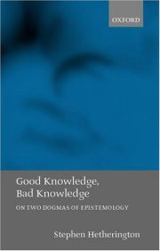 Couverture : Good Knowledge, Bad Knowledge