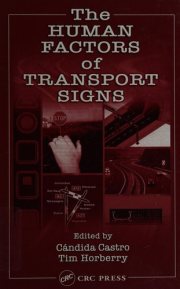 Couverture : The human factors of transport signs