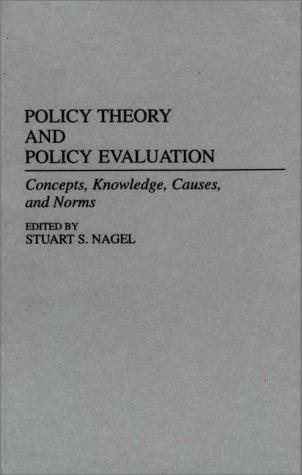 Couverture : Policy theory and policy evaluation