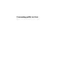Couverture : Consuming public services