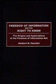 Couverture : Freedom of Information and the Right to Know