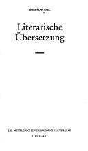 Couverture : Literarische Übersetzung