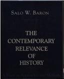 Couverture : The contemporary relevance of history