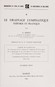 Couverture : Le Drainage lymphatique