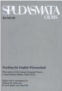Couverture : Teaching the English wissenschaft