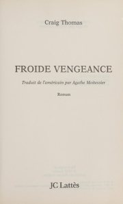 Couverture : Froide vengeance