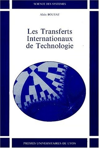 Couverture : Les transferts internationaux de technologie