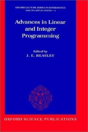 Couverture : Advances in linear and integer programming