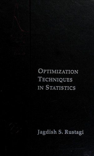 Couverture : Optimization techniques in statistics