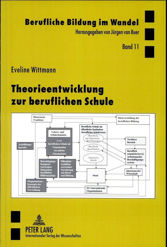 Couverture : Theorieentwicklung zur beruflichen Schule