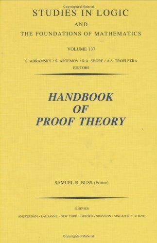 Couverture : Handbook of proof theory