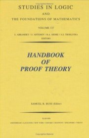 Couverture : Handbook of proof theory