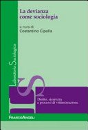 Couverture : La devianza come sociologia