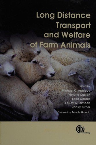Couverture : Long distance transport and welfare of farm animals