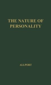 Couverture : The Nature of personality