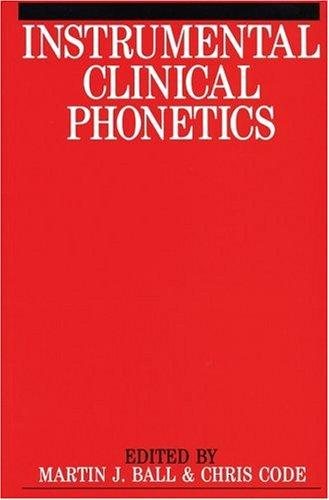 Couverture : Instrumental clinical phonetics