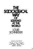 Couverture : The sociological way of looking at the world