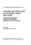 Couverture : Toward an ontology of number, mind and sign