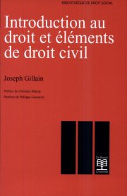 Couverture : Introduction au droit et éléments de droit civil