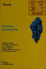 Couverture : Psaumes pénitentiels